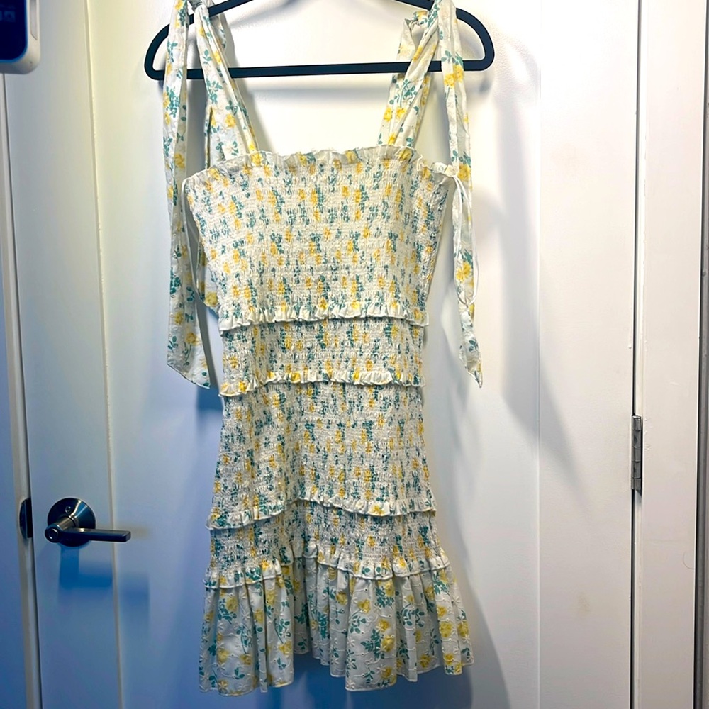 Smocked Mini Dress
